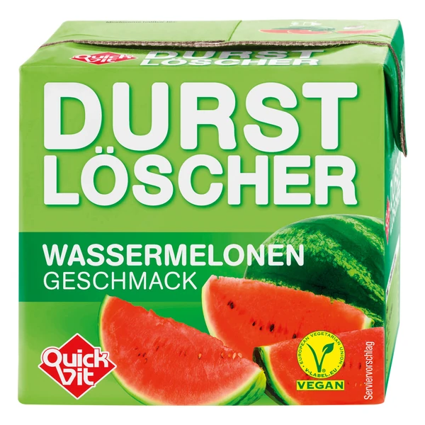 Durstlöscher Wassermelone in geschlossener Verpackung – Produktfoto